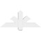 Ekena Millwork Redmond Architectural Grade PVC Gable Bracket, 36"W x 15"H x 4"D x 4"F, 10/12 Pitch GBP036X15X0404RED00 - alternate 2